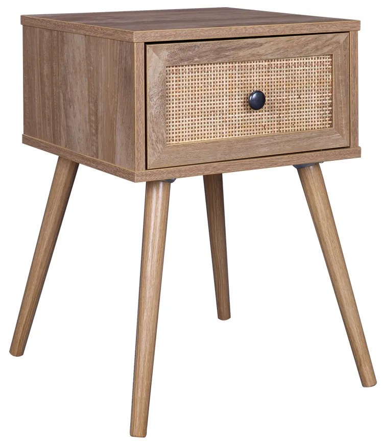 Liberta AMMOS ΚΟΜΟΔΙΝΟ 1ΣΥΡΤΑΡΙ ΦΥΣΙΚΟ ΜΕ RATTAN 40x35xH61cm 40x35xH61cm 09-1452