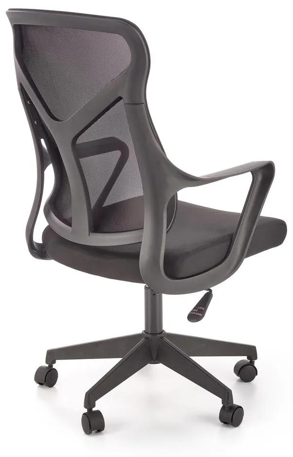 Καρέκλα γραφείου Houston 1301, Μαύρο, 104x61x67cm, 12 kg, Με ρόδες, Με μπράτσα, Μηχανισμός καρέκλας: Κλίση | Epipla1.gr