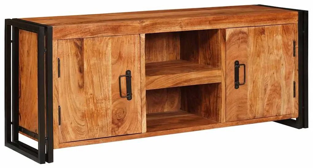 vidaXL Ντουλάπι TV Καφέ 120 x 30 x 50 cm Μασίφ ξύλο ακακίας