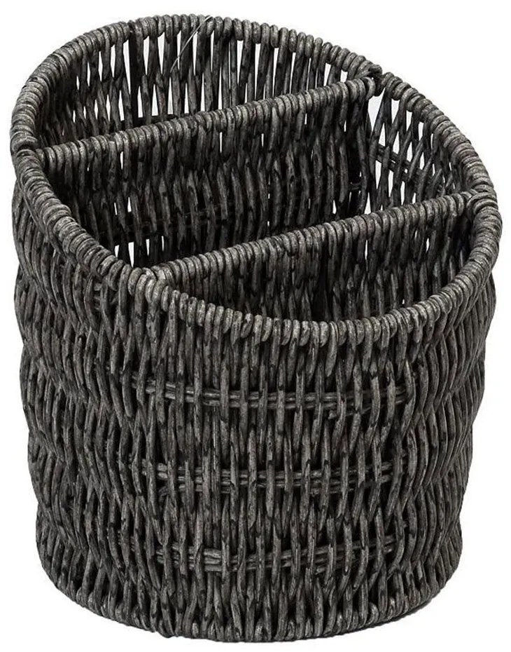 Καλάθι Με 3 Διαχωριστικά KOD216 Φ15,5x16cm Grey Espiel Ψάθα