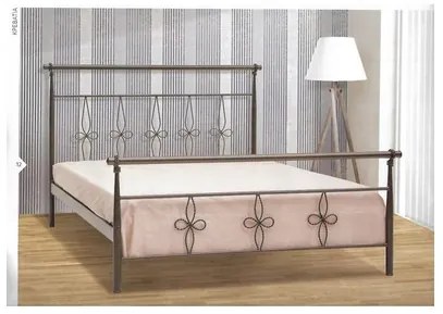 MetalFurniture  Κρεβάτι Μεταλλικό MetalFurniture Φοίνικας 150x200 Με Επιλογή Χρώματος BEST-750208