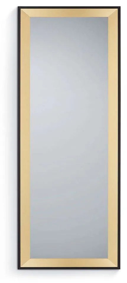 Καθρέπτης Τοίχου Bianka 1610280 50x150cm Gold-Black Mirrors &amp; More Mdf, Glass