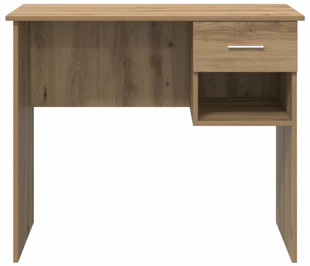 vidaXL Γραφείο artisan δρυς 90 x 49.5 x 75 εκ. Επεξεργασμένο ξύλο