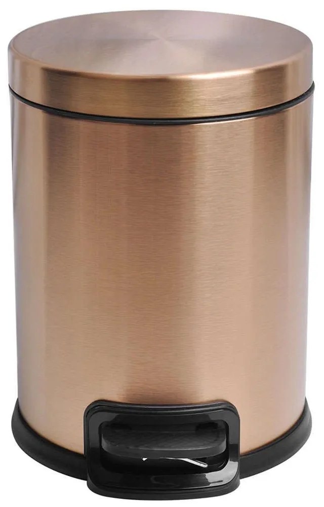 Κάδος Απορριμμάτων Artemis A10509362 5Lt 20x26cm Rose Gold Karag Ανοξείδωτο Ατσάλι