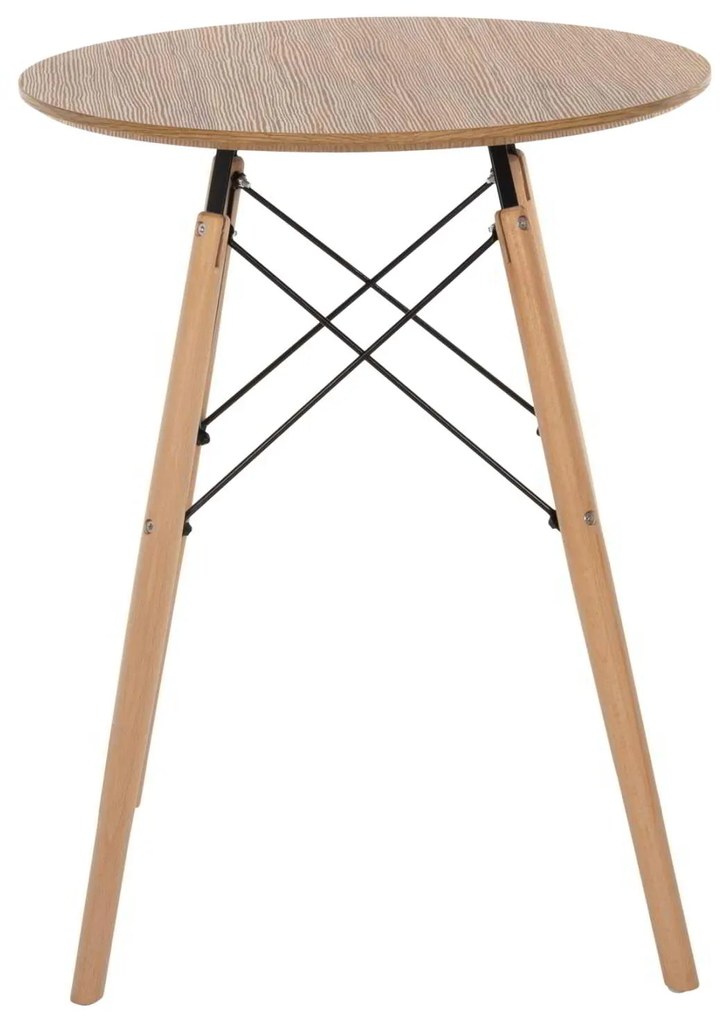 ΤΡΑΠΕΖΙ ΣΤΡΟΓΓΥΛΟ MINIMAL HM0060.04 ΦΥΣΙΚΟ ΧΡΩΜΑ MDF-ΠΟΔΙΑ ΟΞΙΑΣ ΣΕ ΦΥΣΙΚΟ ΧΡΩΜΑ Φ60Χ76Υεκ.