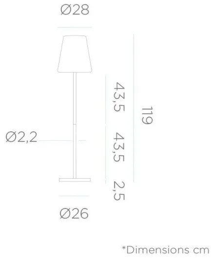 Επιδαπέδιο Φωτιστικό LED IP65 RGBW Lola Slim 120 New Garden LUMLLS120GESSNW Γκρι