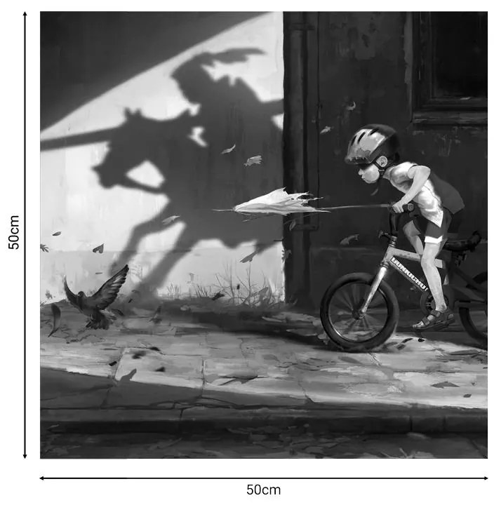 Πίνακας σε καμβά Ruerto ψηφιακής εκτύπωσης 50x1.8x50εκ 50x1.8x50 εκ.