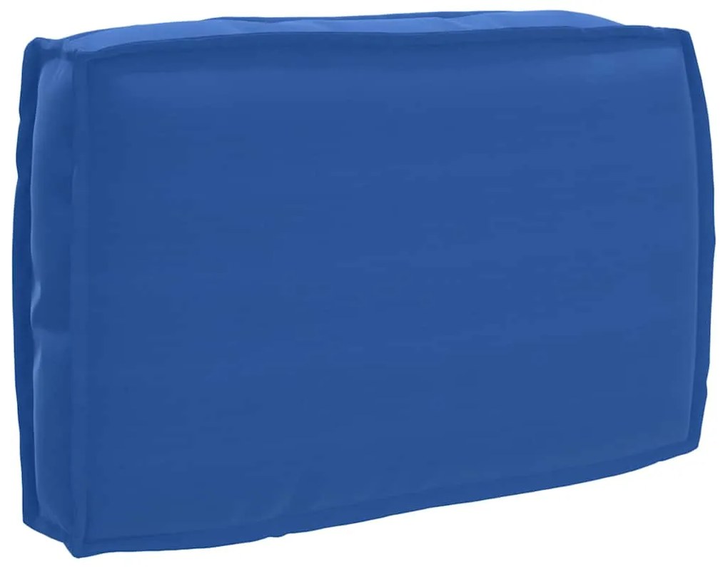 vidaXL Μαξιλάρι παλέτας για πλάτη Μπλε Ρουά 60 x 40 x 12 cm