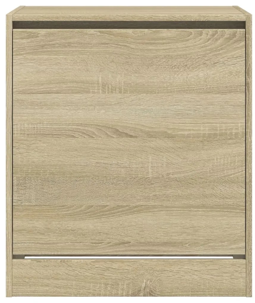 vidaXL Παπουτσοθήκη Sonoma Δρυς 60x42x69 εκ. από Επεξεργασμένο Ξύλο