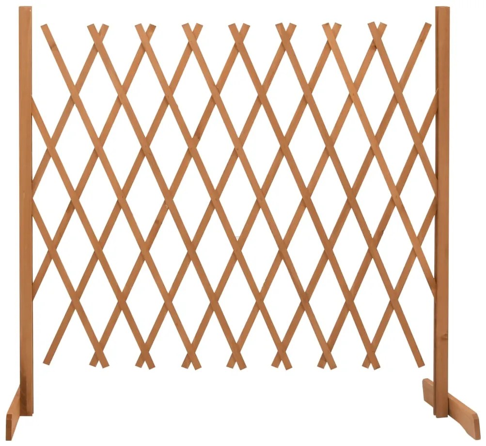 vidaXL Καφασωτό Φράχτης Κήπου Πορτοκαλί 180x100 εκ. Μασίφ Ξύλο Ελάτης
