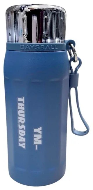 Φορητό παγούρι-θερμός - 650ml - 123774 - Μπλε
