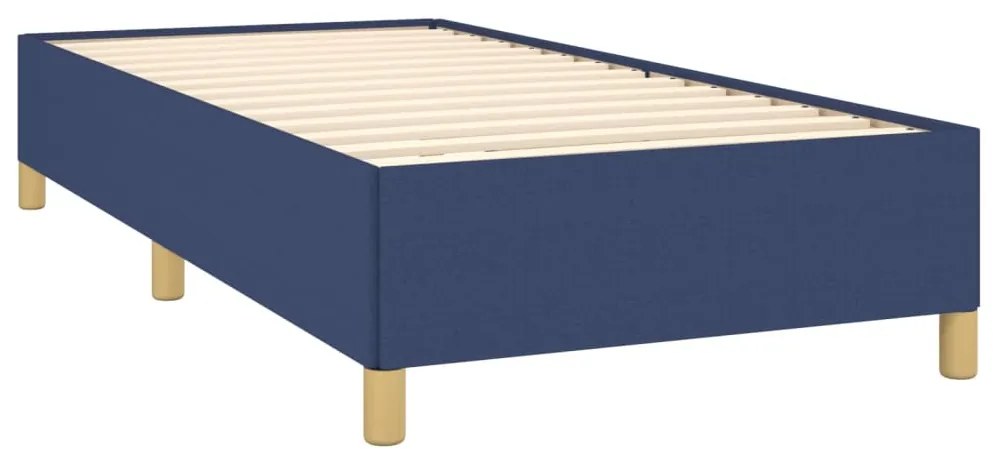 ΚΡΕΒΑΤΙ BOXSPRING ΜΕ ΣΤΡΩΜΑ ΜΠΛΕ 100 X 200 ΕΚ. ΥΦΑΣΜΑΤΙΝΟ 3128507