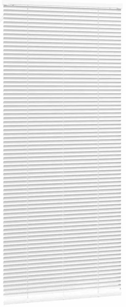vidaXL Ρολό Παραθύρου με κουρτίνες Λευκό Αλουμίνιο