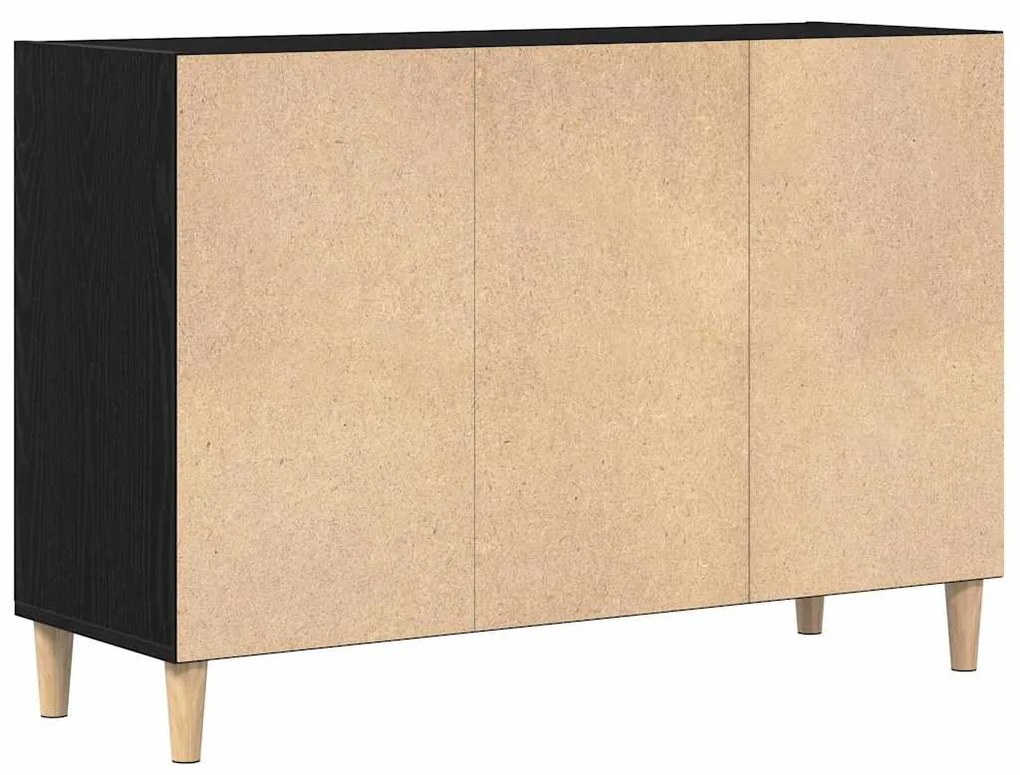 vidaXL Πλαϊνό γραφείο Μαύρη δρυς 103.5 x 35 x 70 εκ.