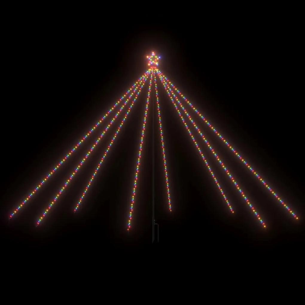 vidaXL Χριστ. Δέντρο από Φωτάκια Εσ/Εξ Χώρου Πολύχρωμο 3,6 μ. 576 LED