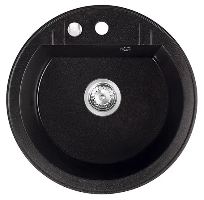 Νεροχύτης κουζίνας γραφίτη DRGM1/51BA FERRO Ø51cm (Κατόπιν παραγγελίας 30 ημέρες) - DRGM1.51BA