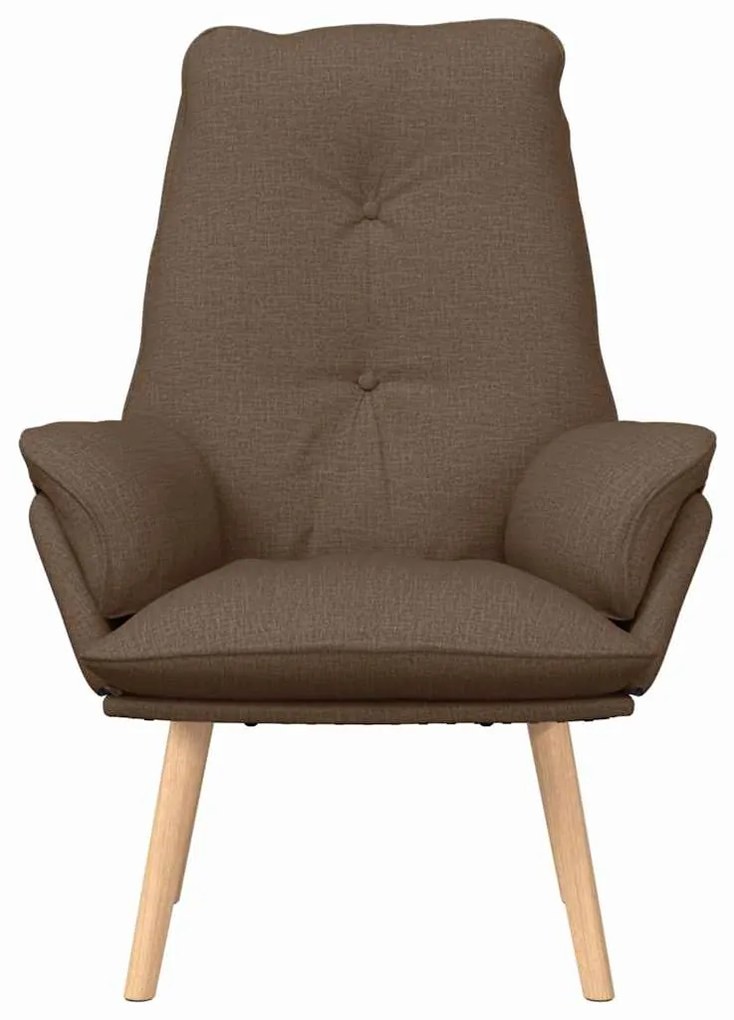 vidaXL Χαλαρωτική Πολυθρόνα Καφέ 69 x 74 x 93 εκ. ύφασμα