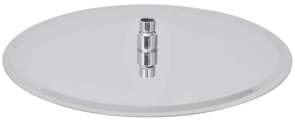 vidaXL Κεφαλή Nτους Βροχή Στρογγυλή 40 εκ. από Ανοξείδωτο Ατσάλι