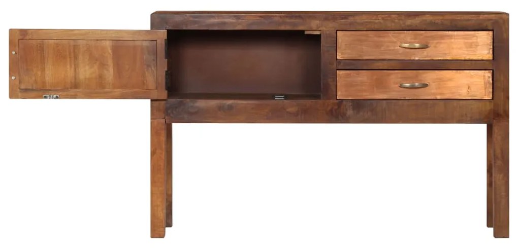 vidaXL Κονσόλα 118 x 30 x 75 εκ. από Μασίφ Ξύλο Μάνγκο