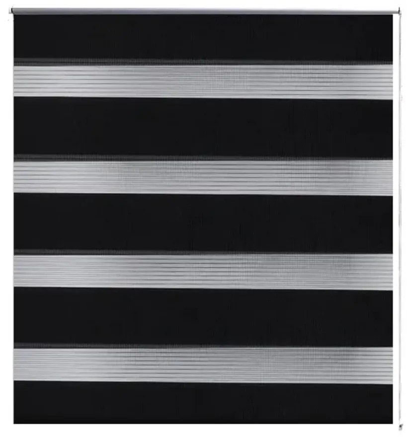 vidaXL Ρόλερ Zebra Μαύρο 70 x 120cm