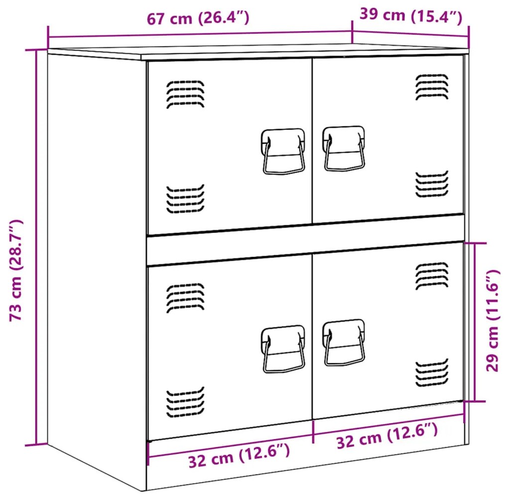 ΝΤΟΥΛΑΠΙ ΜΟΥΣΤΑΡΔΙ 67X39X73 ΕΚ. ΑΠΟ ΑΤΣΑΛΙ 841652