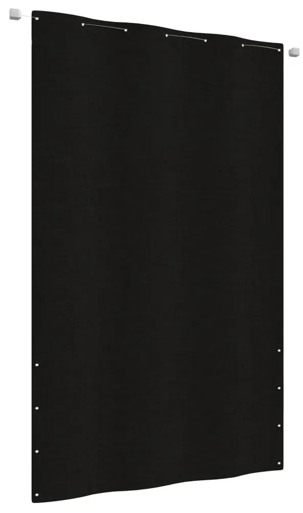 Διαχωριστικό Βεράντας Μαύρο 140 x 240 εκ. Ύφασμα Oxford