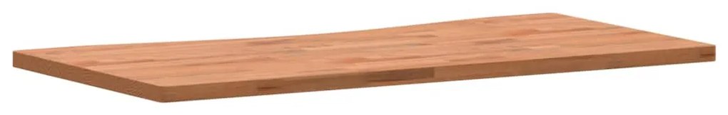 vidaXL Επιφάνεια Εργασίας 100x(45-50)x2,5 εκ. από Μασίφ Ξύλο Οξιάς