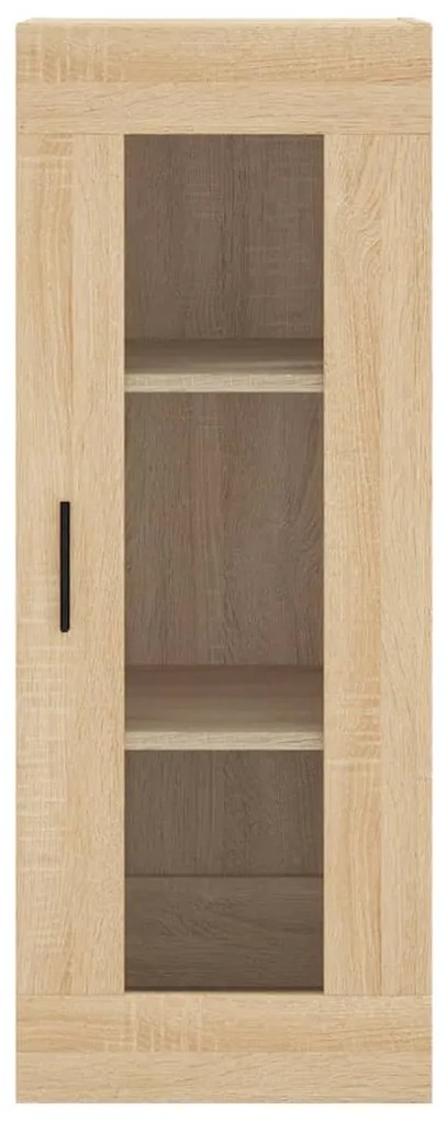 vidaXL Μπουφές Sonoma δρυς 34,5 x 34 x 180 εκ. από Επεξεργασμένο Ξύλο