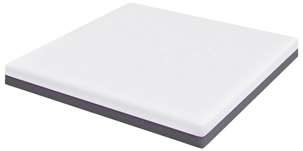 vidaXL Στρώμα Λευκό και Γκρι 180 x 200 cm Pěna