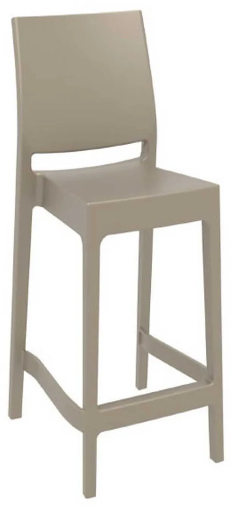 Σκαμπό Μπαρ Maya 65 Dove Grey 20-0386 44Χ50Χ98cm Siesta Polypropylene