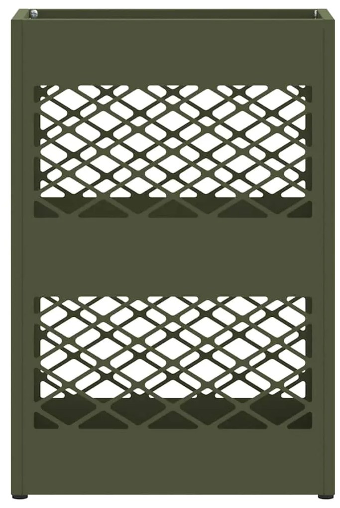 vidaXL Σχέδιο & βάση αποθήκευσης Λαδί 28 x 12 x 41 εκ Ατσάλι