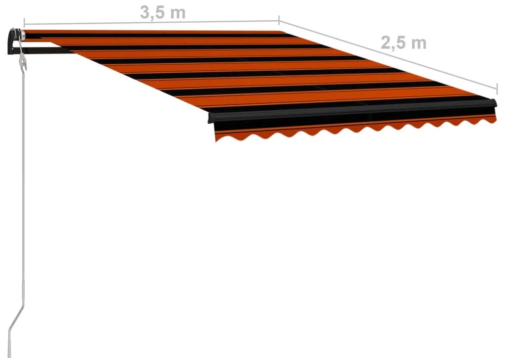 ΤΕΝΤΑ ΣΥΡΟΜΕΝΗ ΑΥΤΟΜΑΤΗ ΠΟΡΤΟΚΑΛΙ / ΚΑΦΕ 350 X 250 ΕΚ. 3055261