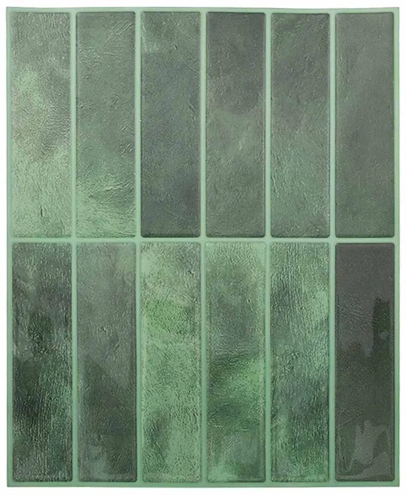 vidaXL Ορθογώνιο Πλακάκι 20 pcs Σκούρο Πράσινο 29 x 23 x 0,08 εκ