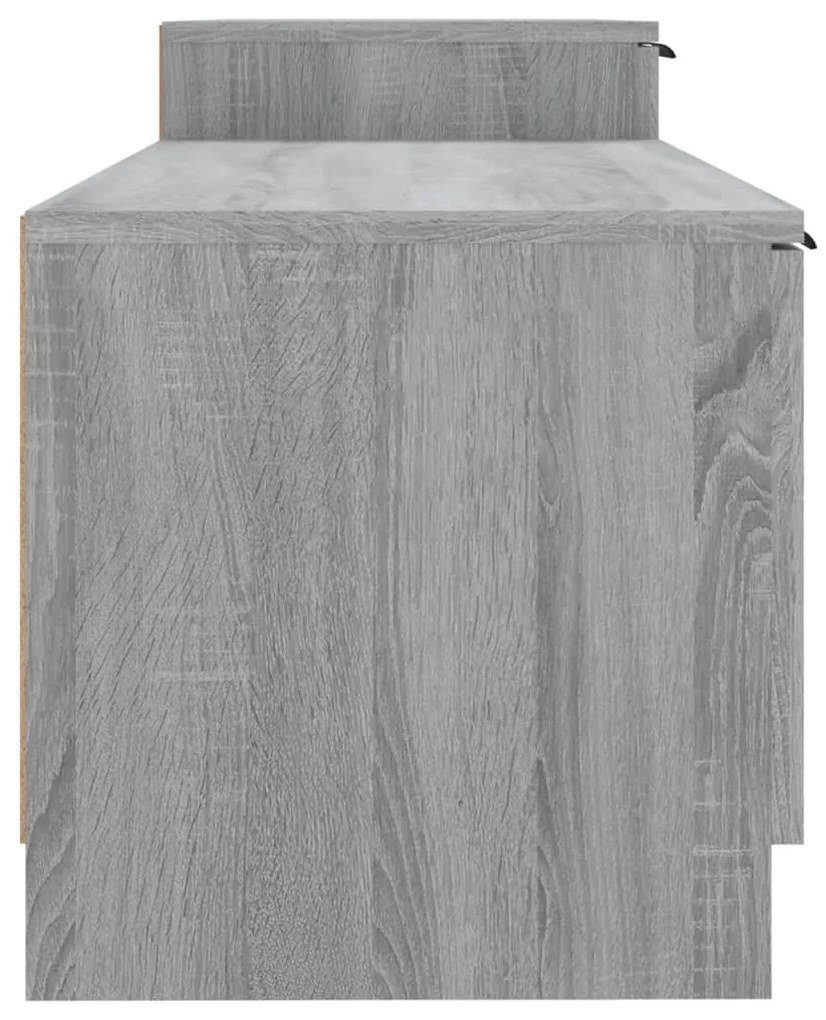 vidaXL Έπιπλο Τηλεόρασης Γκρι Sonoma 158,5x36x45εκ. Επεξεργασμένο Ξύλο