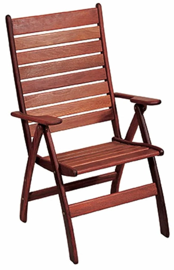 Πολυθρόνα Πτυσσόμενη C4036BM-R Brown Red 60X63X110 cm