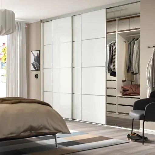 SKYTTA/FARVIK σύνθεση με συρόμενη πόρτα, 326x240 cm 394.240.41