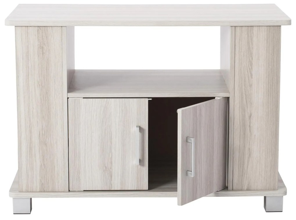 Έπιπλο Τηλεόρασης EMELIA Μελαμίνη Σταχτί 80x40x57.5Υεκ. 80x40x57.5 εκ.