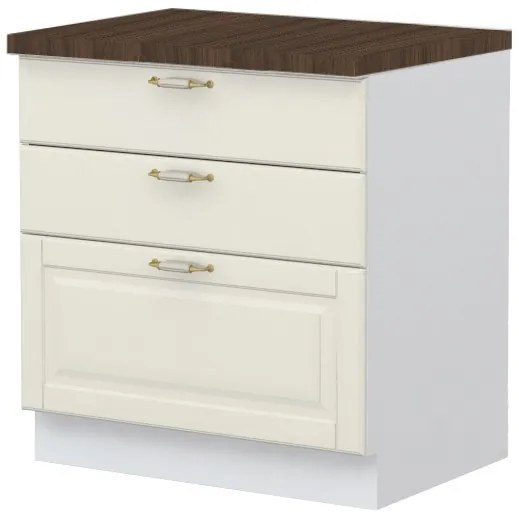 Επιδαπέδιο ντουλάπι Toscana R80-3F - 80.00Χ60.00Χ88.00cm