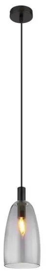 Κρεμαστό Φωτιστικό Οροφής E14 Φ14 Garri Globo Lighting-15789H2B-Μαύρο 15789H2B