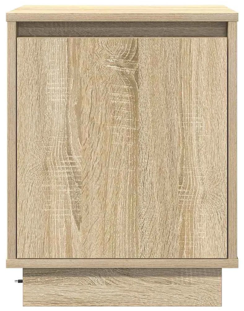 vidaXL Κομοδίνο με Sonoma Δρυς 39 x 34.5 x 50 εκ. Επεξεργασμένο ξύλο