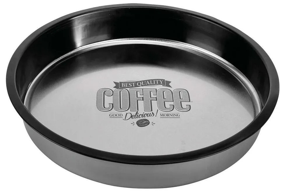 Δίσκος Σερβιρίσματος Brasserie SR00521285 Φ33cm Black Sitram Metal