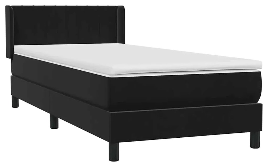 ΚΡΕΒΑΤΙ BOXSPRING ΜΕ ΣΤΡΩΜΑ ΜΑΥΡΟ 90X220 ΕΚ. ΒΕΛΟΥΔΙΝΟ 3318311