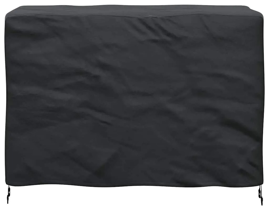 vidaXL Κάλυμμα επίπλων Μονόχρωμο Μαύρο 130 x 80 x 70 εκ. 420D