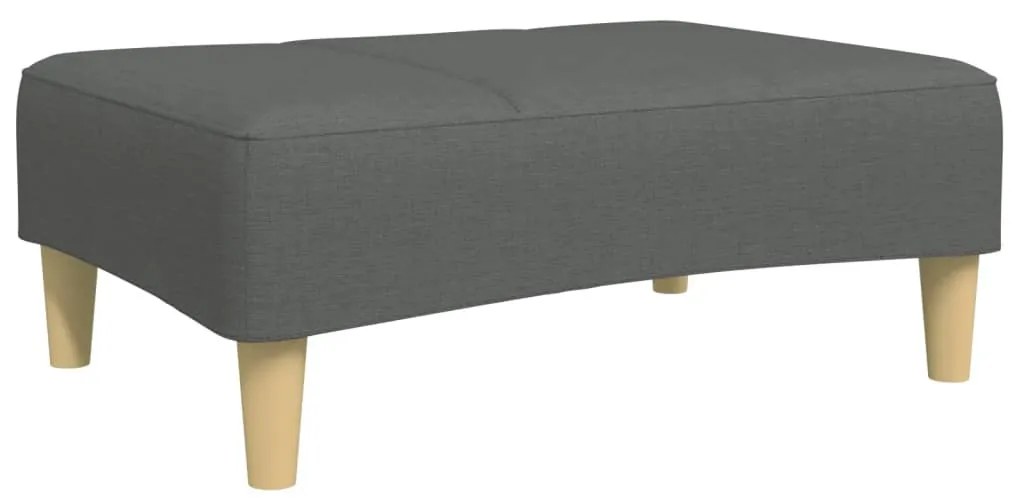 Υποπόδιο Σκούρο Γκρι 77x55x31 εκ. Υφασμάτινο 4007372