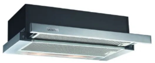Geman 2405-60 Inox Συρόμενος Απορροφητήρας Με 2 Μοτέρ 60 cm MAR.31100095