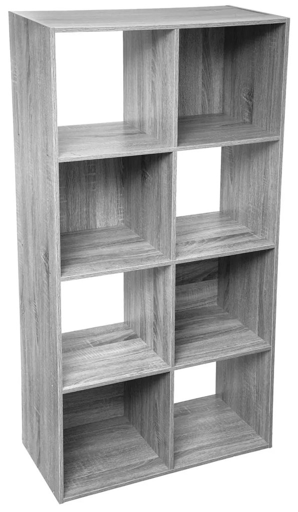 Βιβλιοθήκη Δαπέδου 8 Θέσεων (67.5x32x134) F-V Mix Grey 160478A