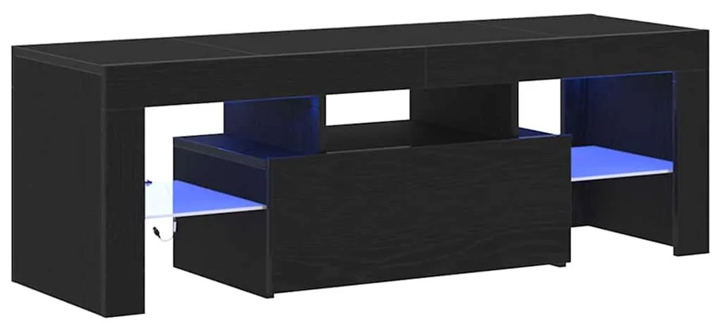 vidaXL Ντουλάπι TV Μαύρο 120 x 35 x 40 εκ. Επεξεργασμένο ξύλο