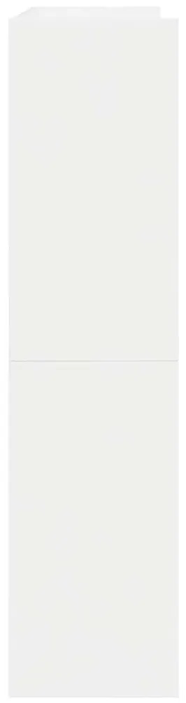 Ράφι παπουτσιών Λευκό 80x25x62 cm Κατασκευασμένο ξύλο - Λευκό