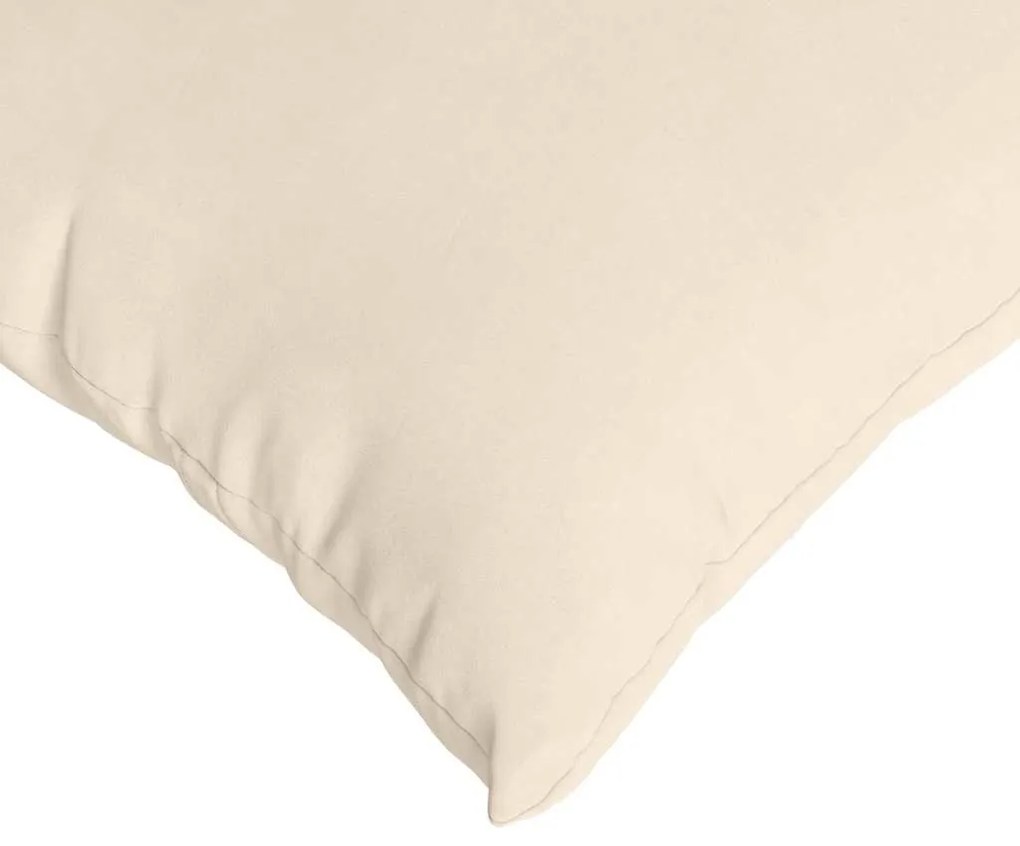 vidaXL Μαξιλάρι Καναπέ 2 pcs Μπεζ 60 x 40 cm ύφασμα