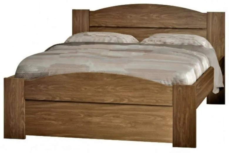 SARFURNITURE Κρεβάτι  Κύμα  καρυδί (Διαστάσεις στρώματος: 140x200) SAR-111449